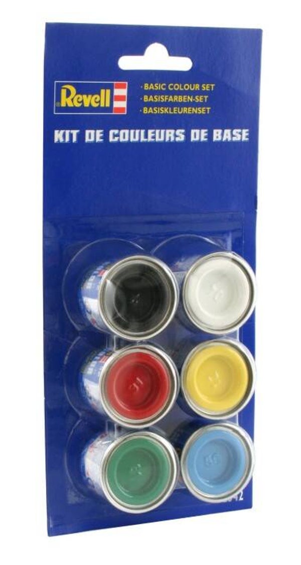 Revell Email Color 32342 Basisfarben-Set (6 x 14 ml)