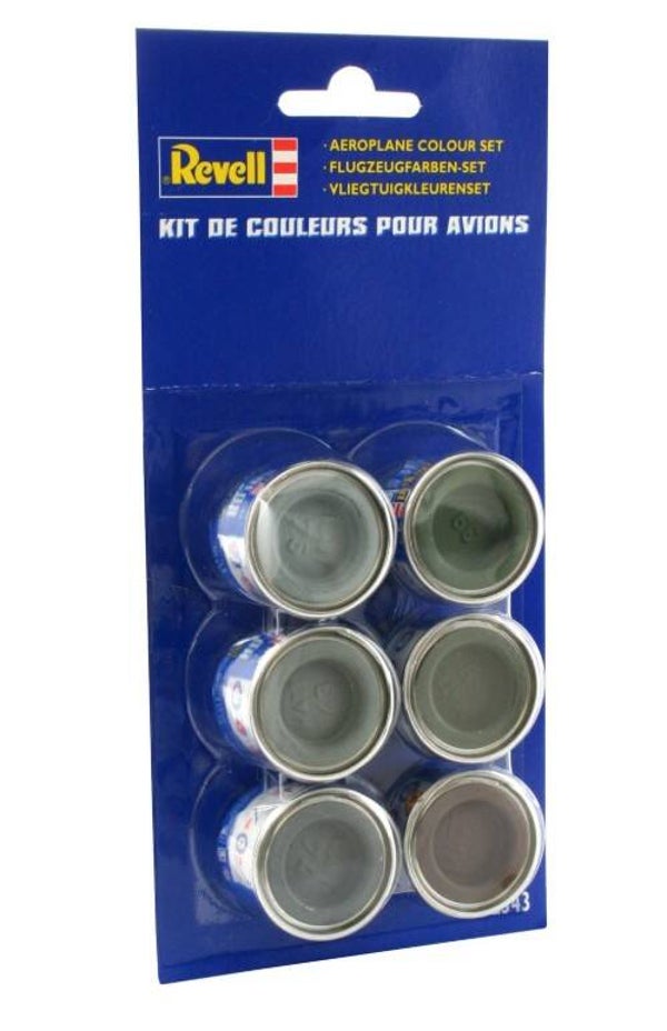 Revell Email Color 32343 Flugzeugfarben-Set (6 x 14 ml)
