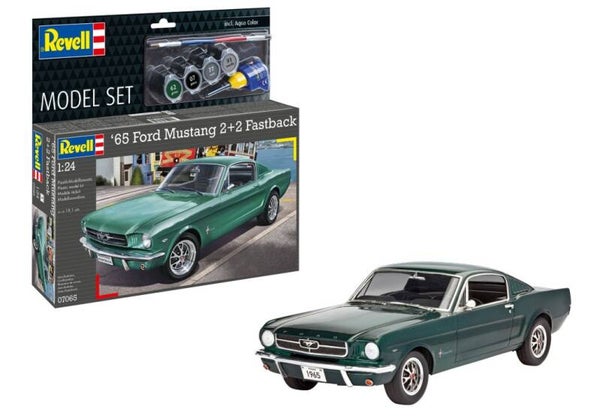 Revell 67065 1:24 Model Set 1965 Ford Mustang 2+2 Fastback