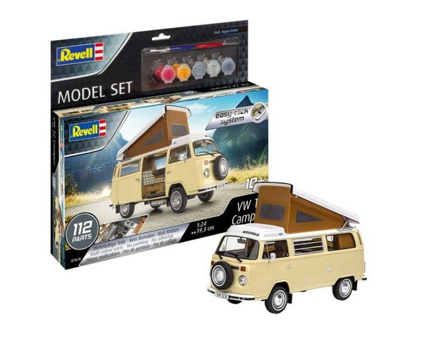 Revell 67676 1:24 Model Set VW T2 Camper Click System