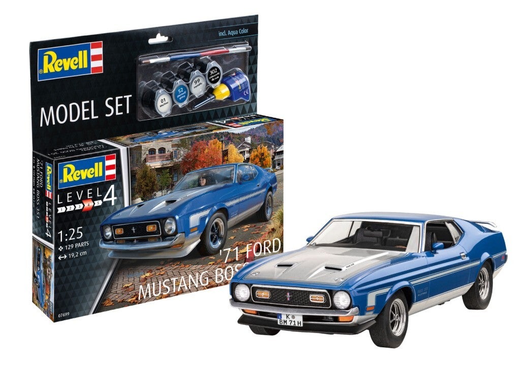 Revell 67699 1:25 Model Set '71 Ford Mustang Boss 351
