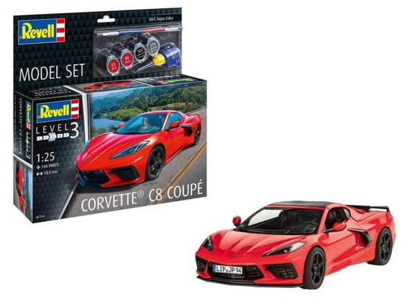 Revell 67714 1:25 Model Set Corvette C8 Coupé