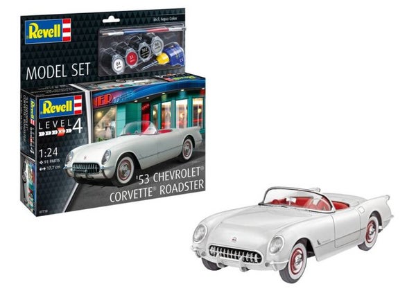 Revell 67718 1:24 Model Set 1953 Chevrolet Corvette Roadster