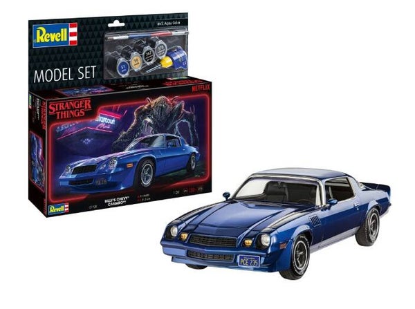 Revell 67728 1:24 Model Set "Stranger Things" Billy's Chevy Camaro Z-28
