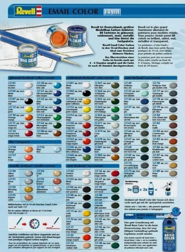 Revell Email Color Farbenpaket "10"