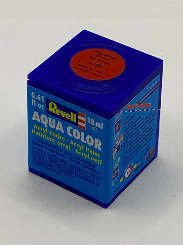 Revell Aqua Color 36131 Feuerrot, glänzend, 18 ml