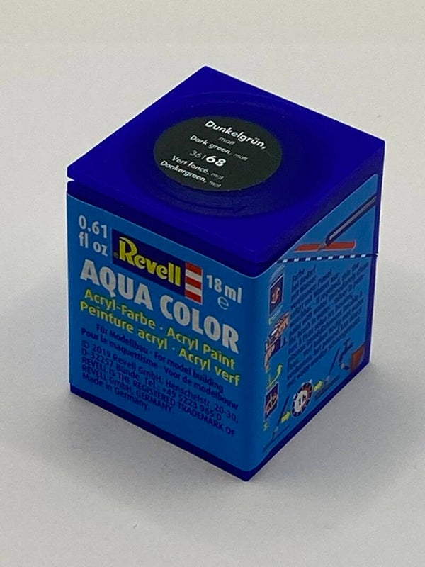 Revell Aqua Color 36168 Dunkelgrün (RAF), matt, 18 ml