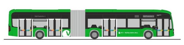 Rietze 77647 1:87 Mercedes-Benz eCitaro G Bus VBG Glattal