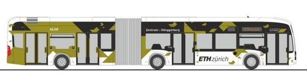 Rietze 77648 1:87 Mercedes-Benz eCitaro G Gelenkomnibus ETH Zürich