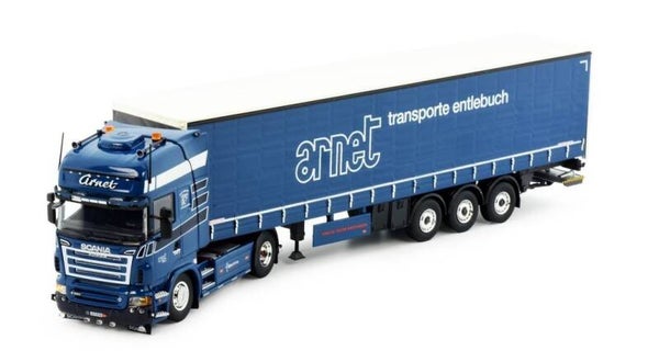 Tekno 83588 1:50 Scania R-Serie Topline 4x2 Arnet Transport AG