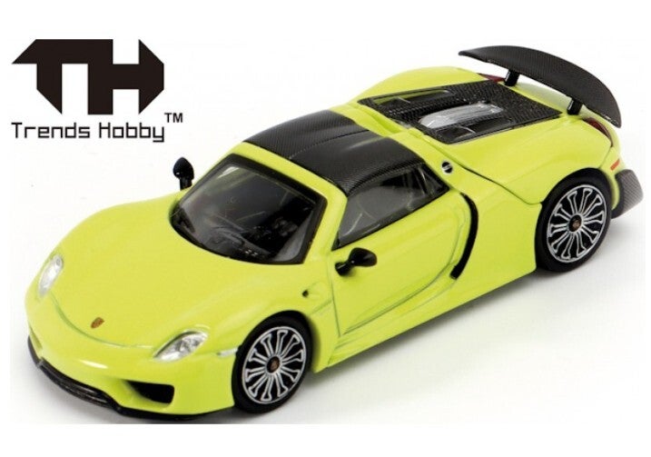 Trends Hobby 864TH000002 1:64 Porsche 918 Spyder acidgrün