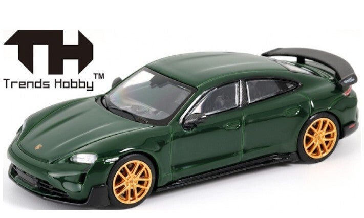 Trends Hobby 864TH000007 1:64 Porsche Taycan Turbo GT grün