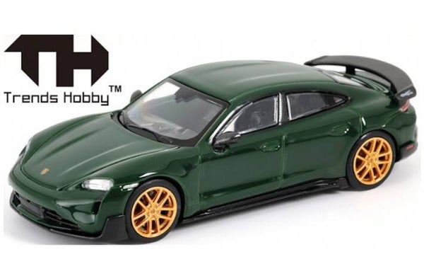 Trends Hobby 864TH000007 1:64 Porsche Taycan Turbo GT grün