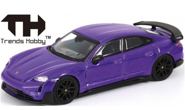 Trends Hobby 864TH000008 1:64 Porsche Taycan Turbo GT lila