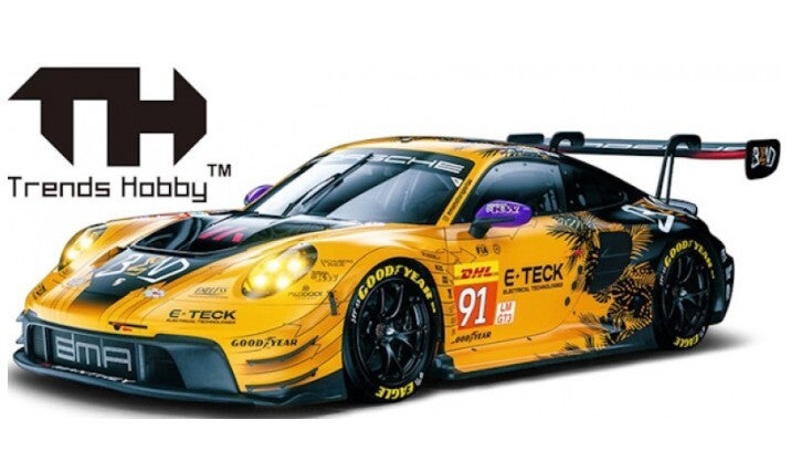 Trends Hobby 864TH000013 1:64 Porsche 911 GT3 R Le Mans 24H No. 91