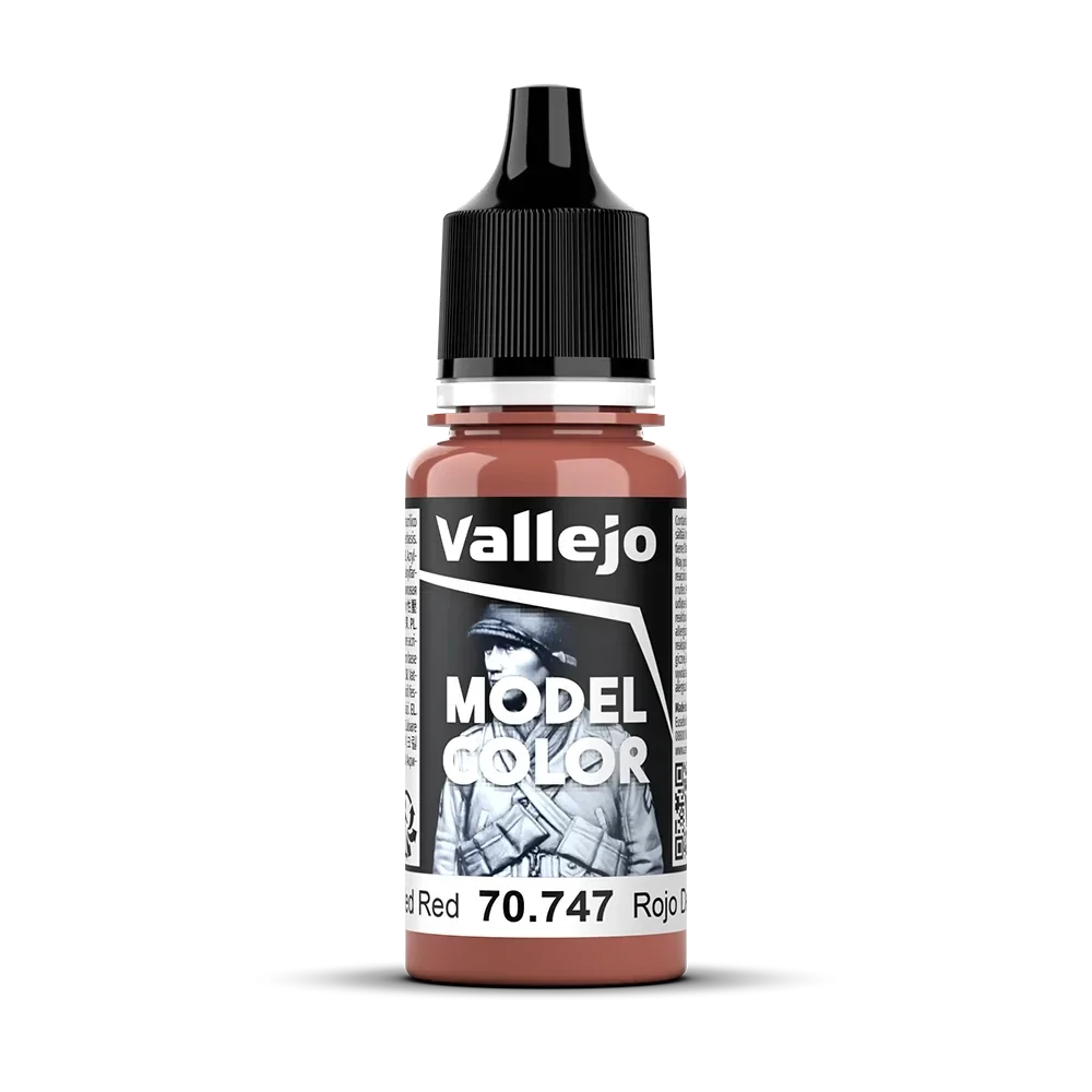 Vallejo 70747 Model Color Verblasstes Rot, 18ml