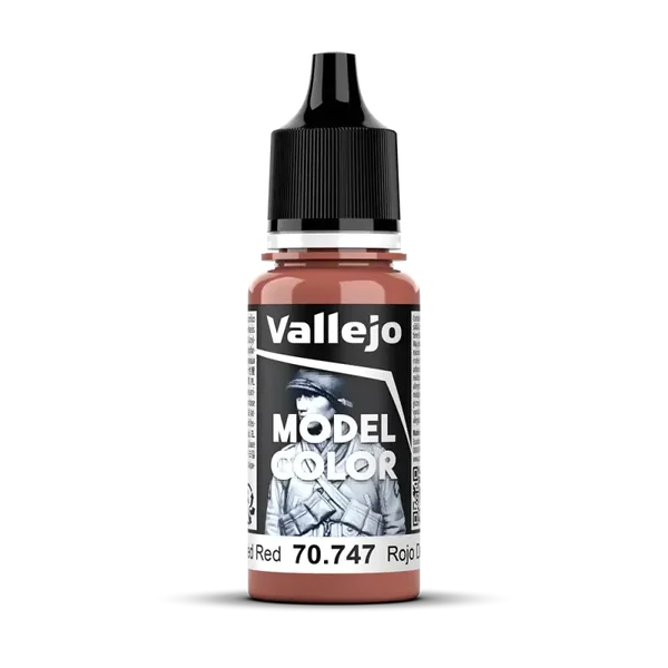 Vallejo 70747 Model Color Verblasstes Rot, 18ml