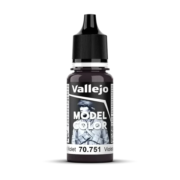 Vallejo 70751 Model Color Schwarzviolett, 18ml