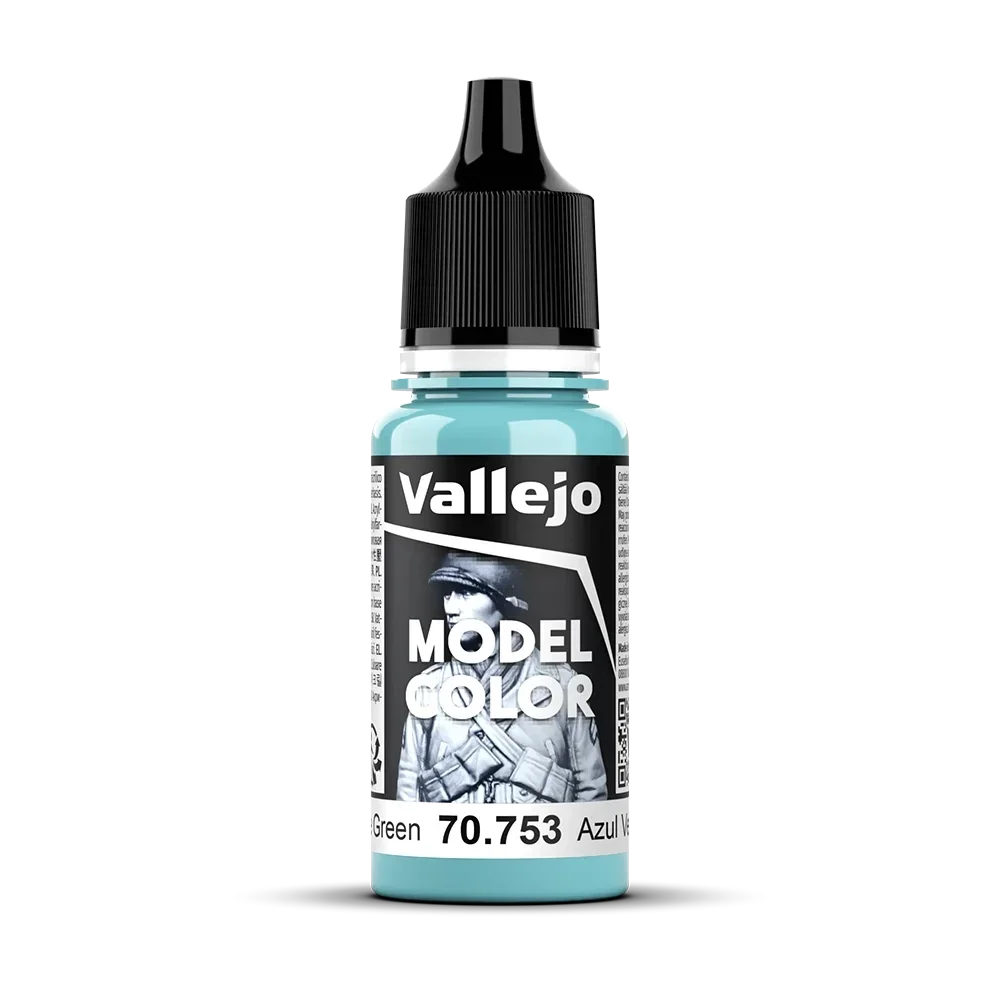 Vallejo 70753 Model Color Hellblaugrün, 18ml