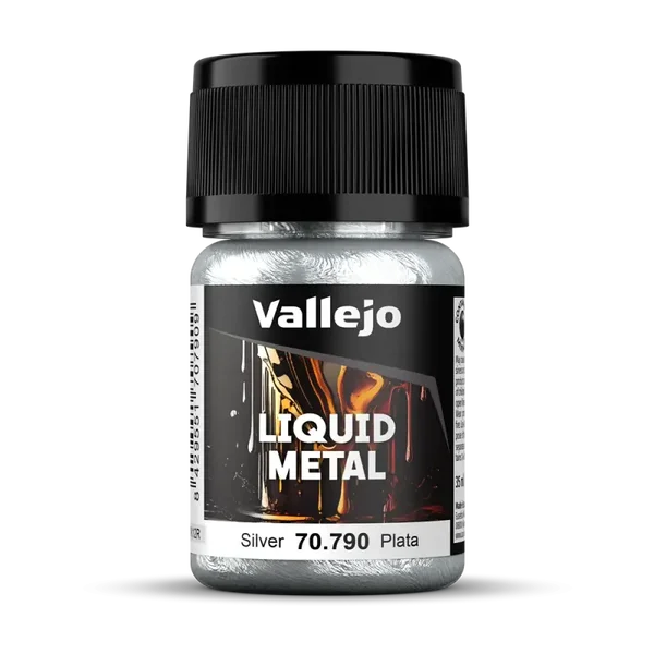 Vallejo 70790 Model Color Silber auf Alkoholbasis Metallic, 35ml