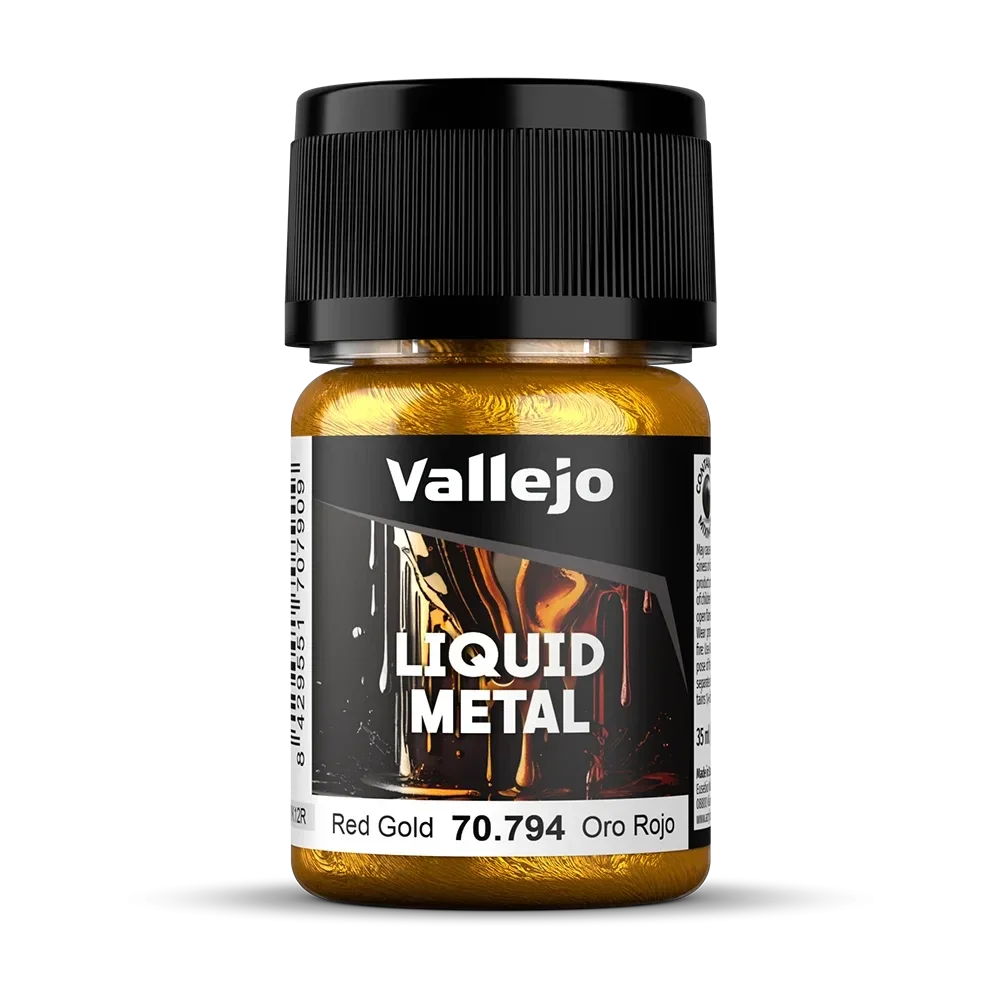 Vallejo 70794 Model Color Rotgold auf Alkoholbasis Metallic, 35ml
