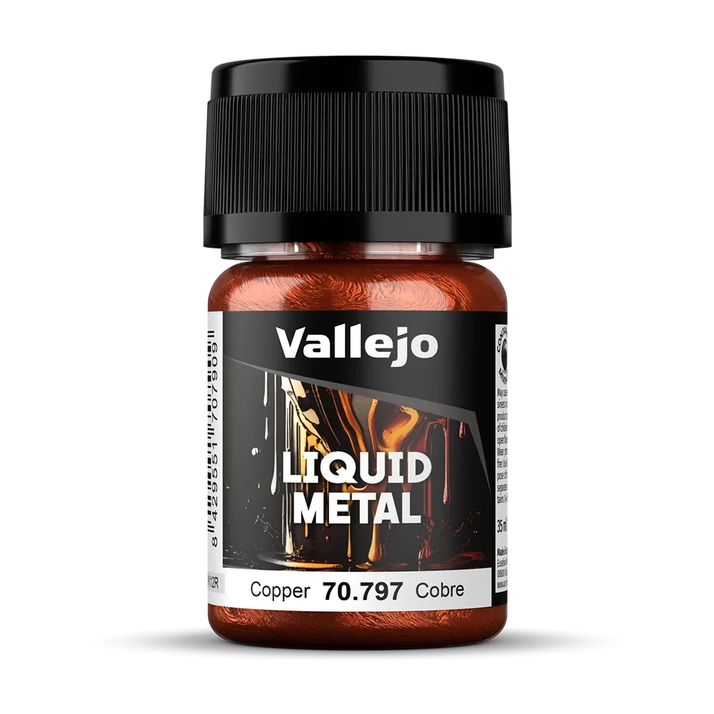 Vallejo 70797 Model Color Kupfer auf Alkoholbasis Metallic, 35ml