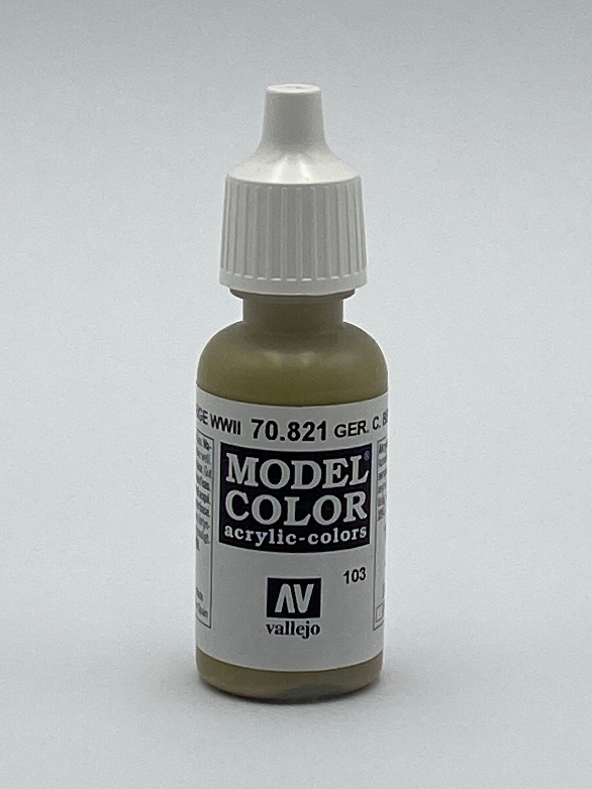 Vallejo 70821 Model Color Deutsche Tarnung Beige WWII matt, 17ml