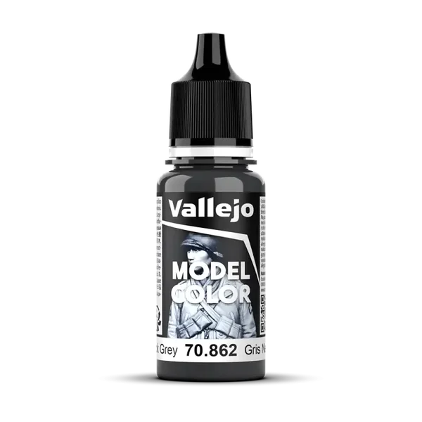 Vallejo 70862 Model Color Schwarzgrau matt, 18ml