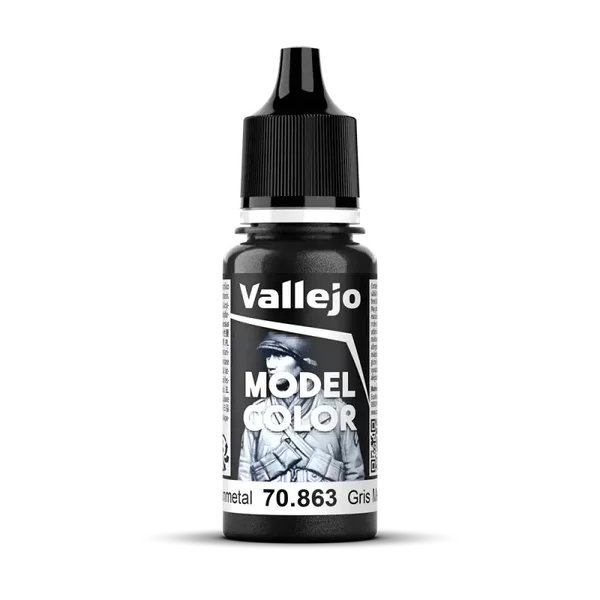 Vallejo 70863 Model Color Metallgrau Metallic, 18ml
