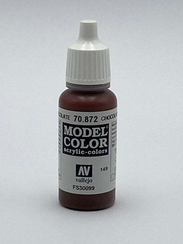 Vallejo 70872 Model Color Schokoladenbraun matt, 17ml