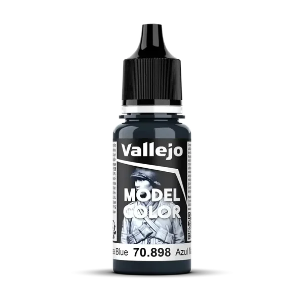 Vallejo 70898 Model Color Schwarzblau matt, 18ml