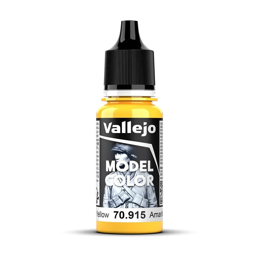 Vallejo 70915 Model Color Vollgelb matt, 18ml