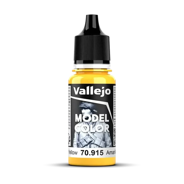 Vallejo 70915 Model Color Vollgelb matt, 18ml