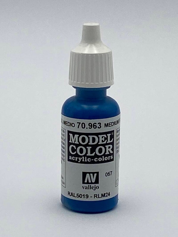 Vallejo 70963 Model Color Enzianblau hell matt, 17ml