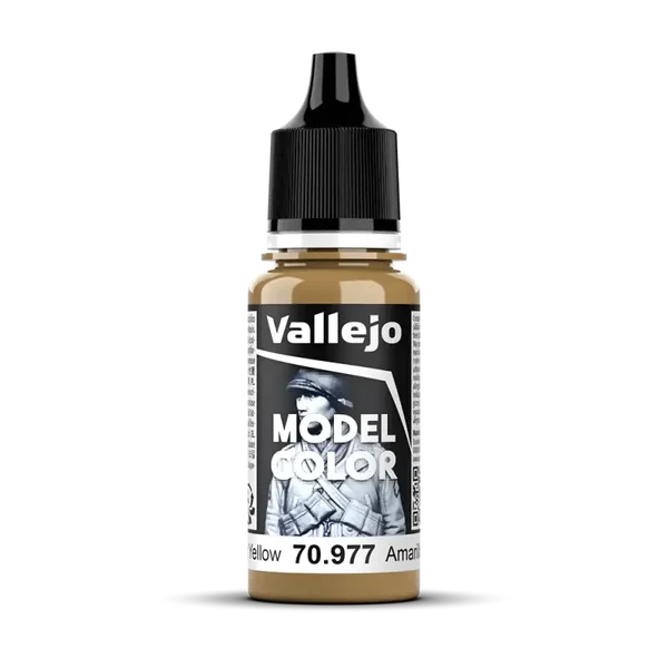 Vallejo 70977 Model Color Ockergelb dunkel matt, 18ml