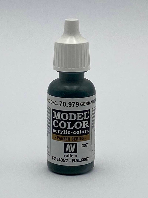 Vallejo 70979 Model Color Deutsche Tarnung Dunkelgrün matt, 17ml