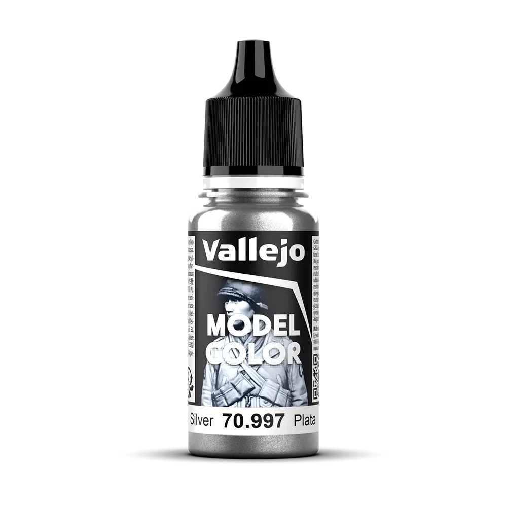 Vallejo 70997 Model Color Silber Metallic, 18ml