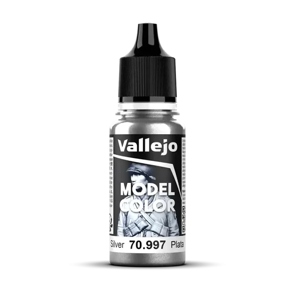 Vallejo 70997 Model Color Silber Metallic, 18ml