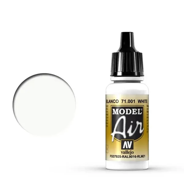 Vallejo 71001 Model Air Weiss 17ml