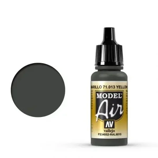 Vallejo 71013 Model Air Oliv Gelbgrün 17ml