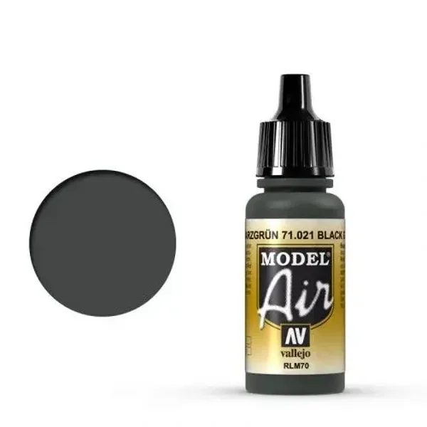 Vallejo 71021 Model Air Schwarzgrün 17ml