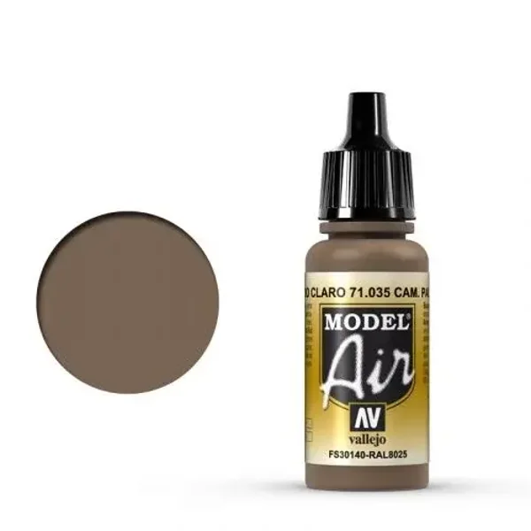 Vallejo 71035 Model Air Tarnfarbe Hellbraun 17ml