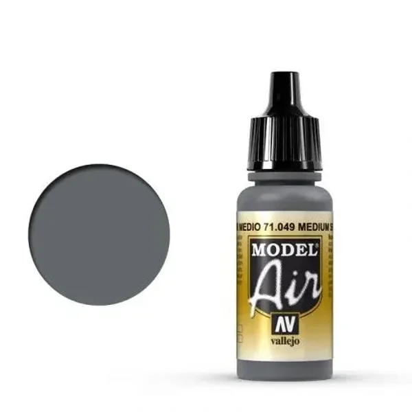 Vallejo 71049 Model Air Seegrau mittel 17ml