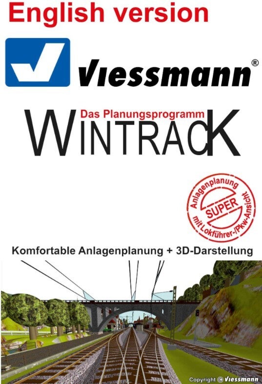 Viessmann 10061 WINTRACK 17.0 Vollversion mit 3D - EN