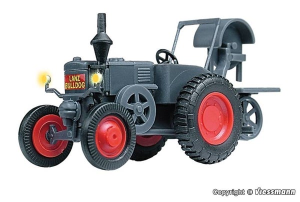 Viessmann 1155 H0 LANZ Bulldog mit Bandsäge und beleuchteten Frontscheinwerfern