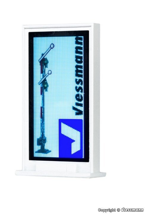Viessmann 1394 H0 LCD Werbetafel, einseitig