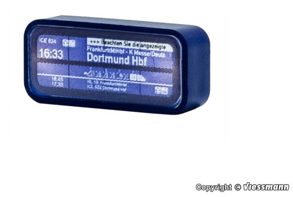 Viessmann 1398 H0 Moderner Zugzielanzeiger mit LED-Beleuchtung