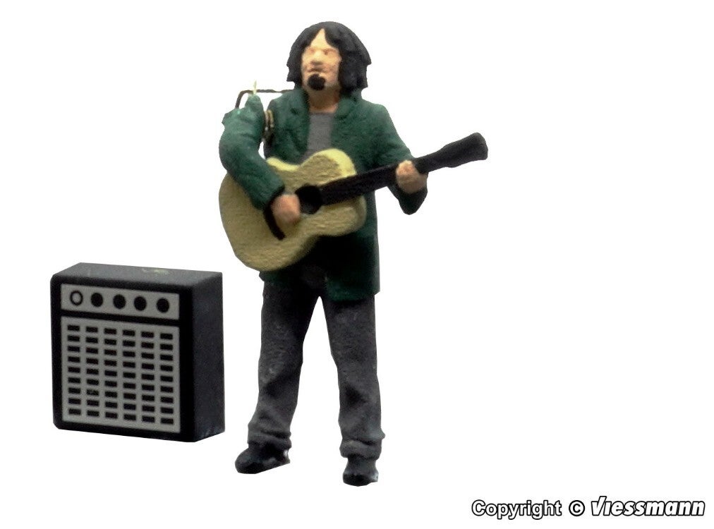 Viessmann 1510 H0 Straßengitarrist mit Verstärker, bewegt
