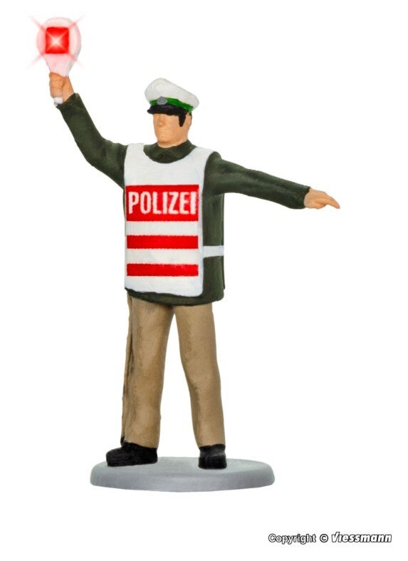Viessmann 1518 H0 Polizist mit beleuchteter Kelle
