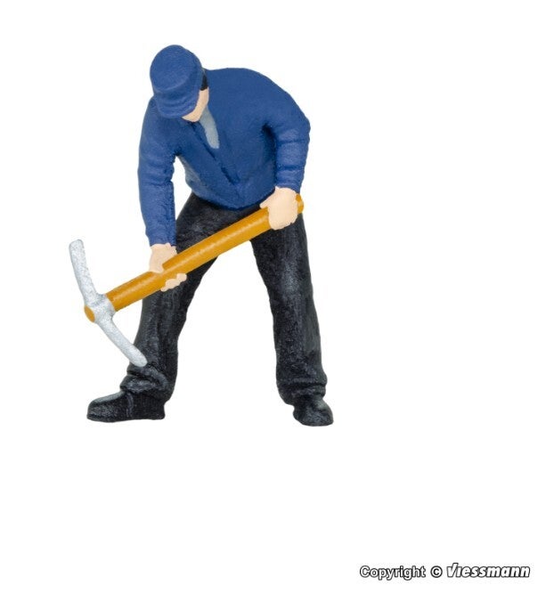 Viessmann 1527 H0 Landarbeiter mit Kreuzhacke, bewegt